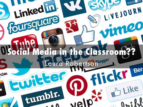 Social Media In The Classroom By Laura Robertson