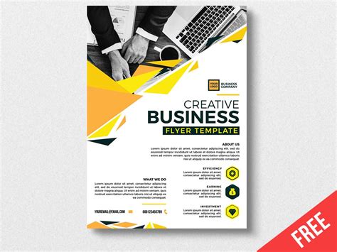 Free Flyer Template By Hasaka On Dribbble