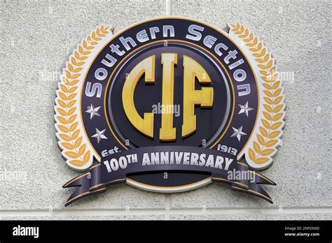 The Cif Southern Section 100th Anniversary Logo At The Cif Ss