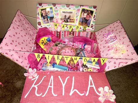 Wish them a happy birthday with same day delivery and show how much you care. Best friend birthday care package pop up box | Birthday ...