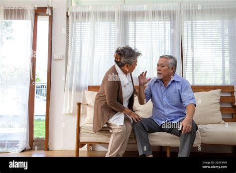 Elderly Couple Holding Hands Sad Hi Res Stock Photography And Images