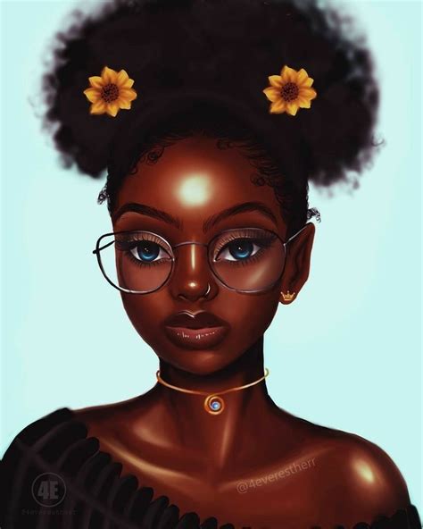 Black Girl Cartoon Wallpaper Wallpaper Sun