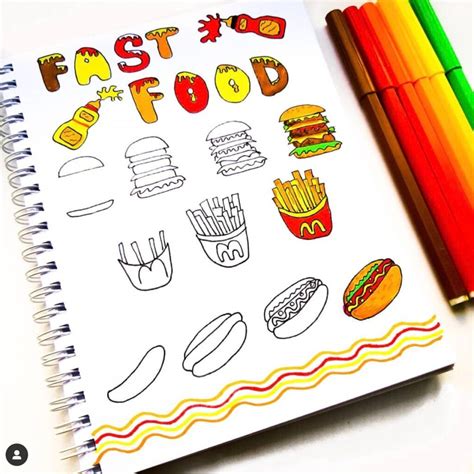 How To Draw Food Step By Step The Smart Wander