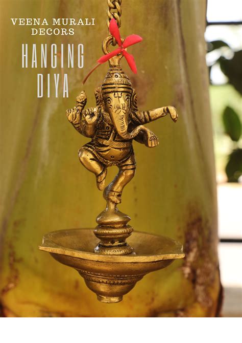 Ganesh Hanging Diya | Hanging, Dancing ganesha, Hanging lamp