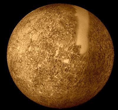 Named after the roman messenger of the gods, the planet is one of a handful that can be viewed without the aid of a telescope. Our Solar System