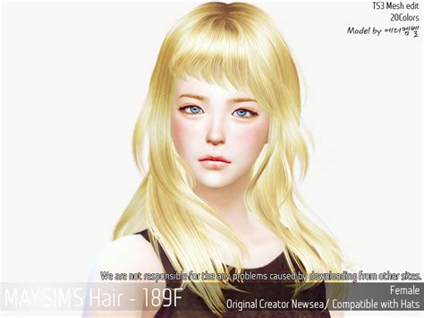 Ts4 Request 48 Maysims Hair 189f Au Requested Sims Sims 4