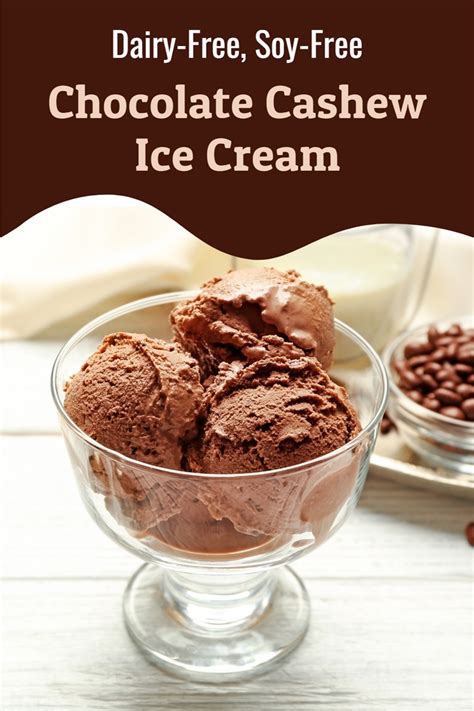 Chocolate Cashew Ice Cream Recipe Dairy Free Plant Based