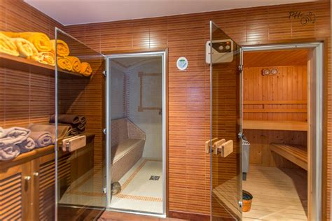 baño turco y sauna en el solarium homify decoración de habitación de spa baño turco estilo
