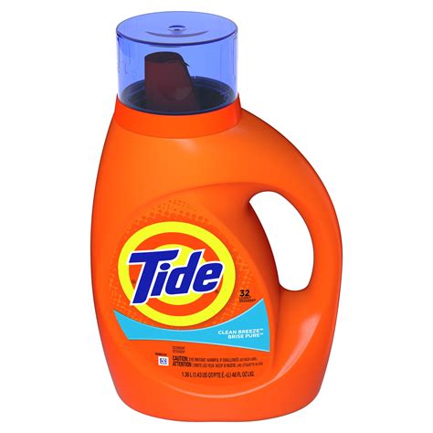 Tide Liquid Laundry Detergent Clean Breeze 32 Loads 46 Fl Oz