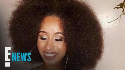 Cardi B Embraces Natural Hair In Instagram Post E News Youtube