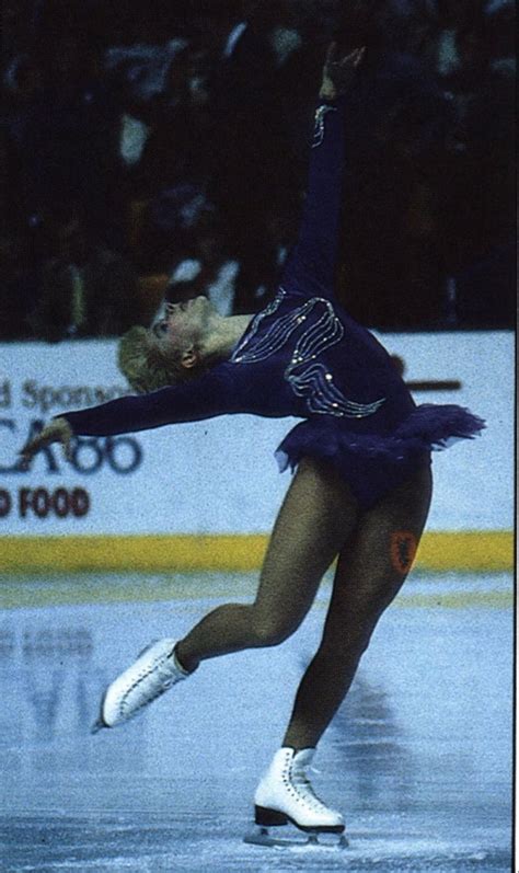 Tonya Harding Performing Her Free Skate During Skate America In Portland Maine October 1986