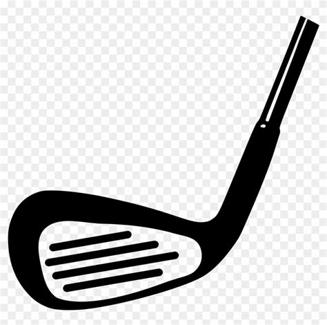 Golf Club Clip Art Black And White Golf Club Svg Free Transparent