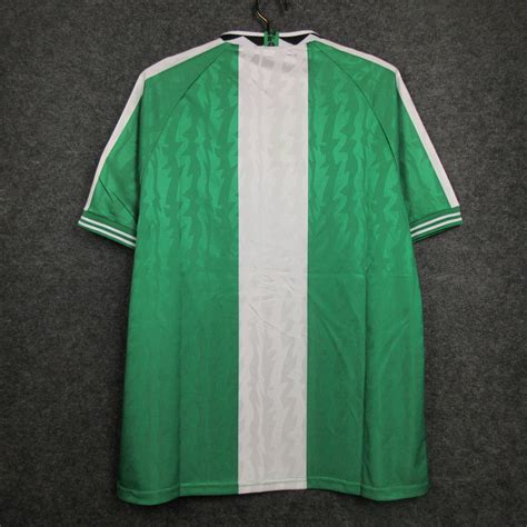 Retro 1996 Nigeria Naija Home Soccer Jersey Football Shirt Etsy