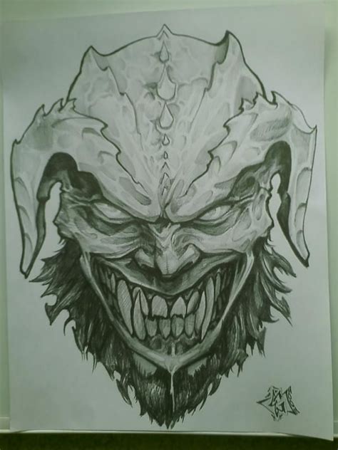 Signup for free weekly drawing tutorials. Demon Face Drawings | demon face by Jonny5nLala | Demon ...