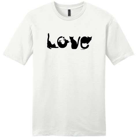Cat Lovers Ts Love Spelled With Cats Funny Cat S T Shirt 3782 Kitilan