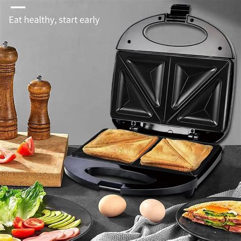 750w Mini Sandwich Machine Breakfast Maker Home Light Food Multi