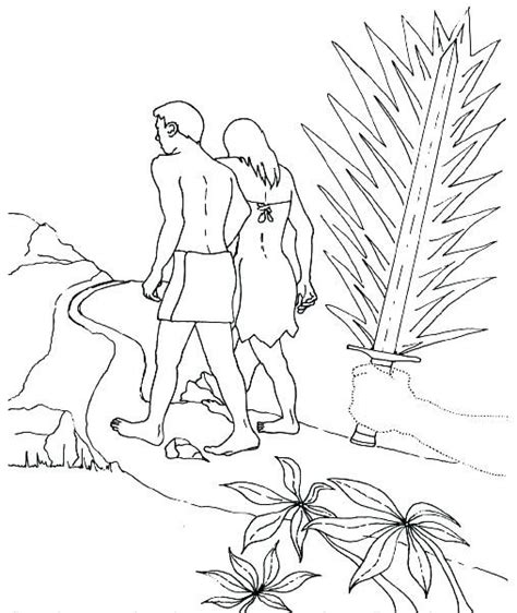 Image Result For Adam And Eve Disobey God Coloring Page Historias De