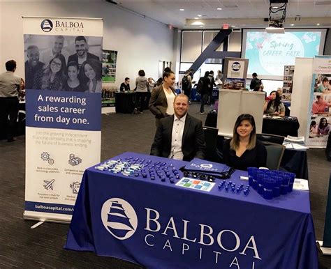 Balboa Capitals Career Fair Booth At Uc Irvines Spring 2018 Career