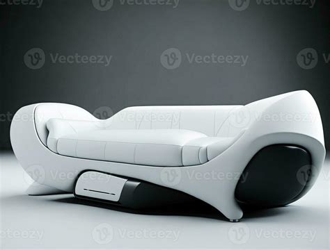Futuristic Design Modern Sofa Generative Ai 24637657 Stock Photo At