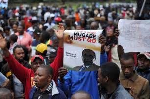 Mugabe Must Go Zimbabweans Take To Streets To Demand Cornered President Step Down Ibtimes Uk