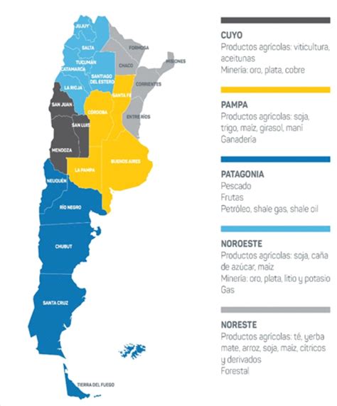 Recursos Naturales De Argentina Mapa Betterbrandsweb15