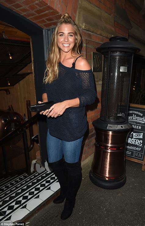Gemma Atkinson Keeps Things Casual In Jeans And Sexy Boots Daily Mail