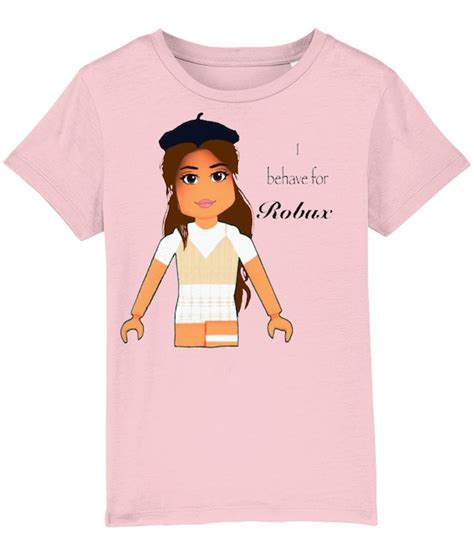 Robux Roblox Girls Gamer T Shirt T For Christmas Niece Etsy