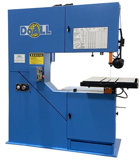 3612 Vh Vertical Contour Band Saw Doall Sawing Products