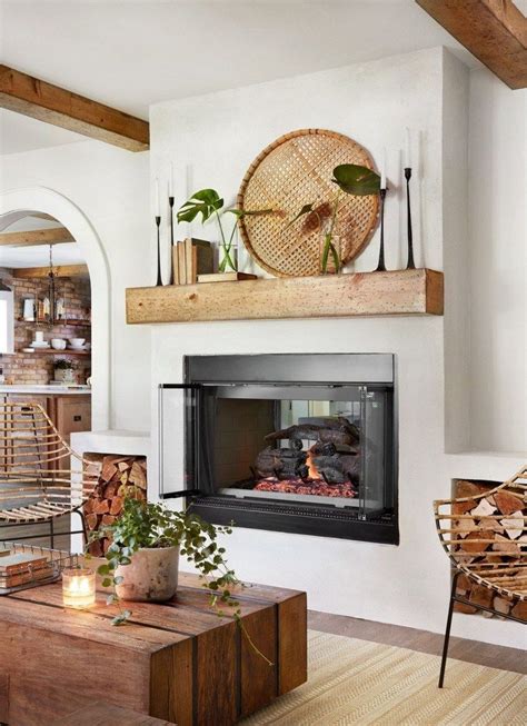 19 Amazing Rustic Modern Farmhouse Fireplace Farmhouse Fireplace
