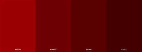 Wine Red Color Palette