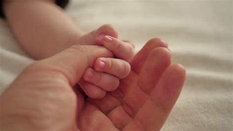 Mother Newborn Baby Parent Holding Newborns Stock Footage Sbv