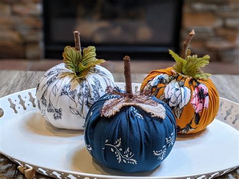 No Sew Fabric Wrapped Pumpkins Diy 5 Out Of 4 Patterns