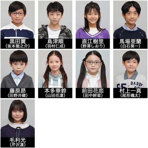 二月の勝者 絶対合格の教室 キャスト出演者生徒子役一覧相関図2021年10月期放送 ORICON NEWS