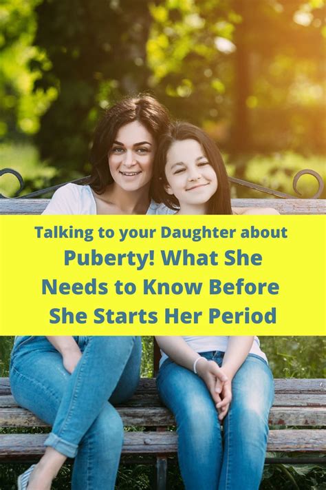 10 Tips For Talking To Your Daughter About Puberty And Her Period Puberty First Period Kits