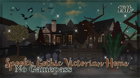 Spooky Victorian Gothic Home No Gamepass Bloxburg Youtube