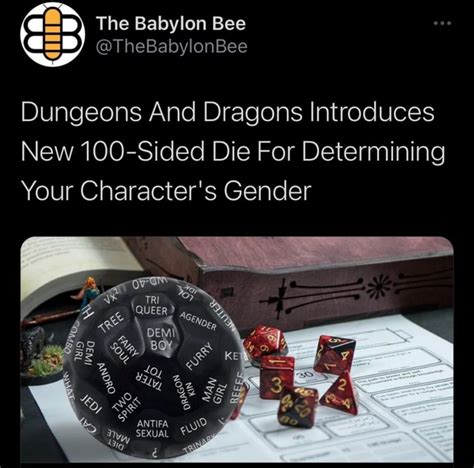 Ged The Babylon Bee Thebabylonbee Dungeons And Dragons Introduces New