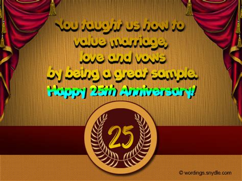 आप दौनौ कौ शादी की सालगिरह पर. 25th Wedding Anniversary Wishes, Messages and Wordings ...