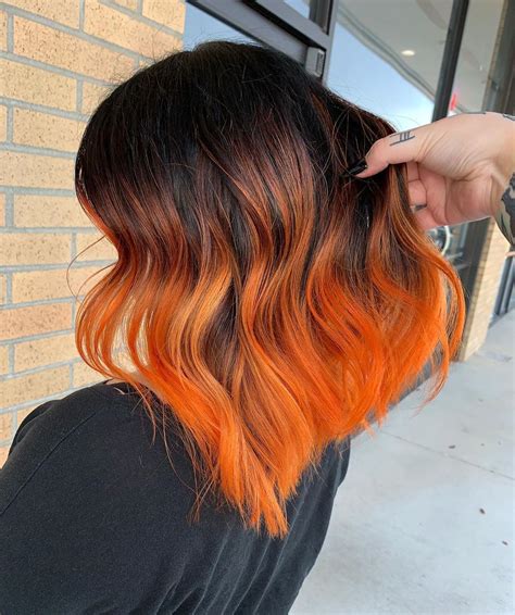 Orange Ombre Orange Ombre Hair Orange Hair Ombre Hair Color