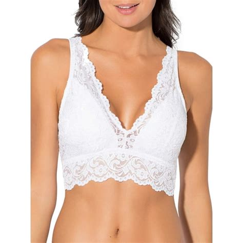 Smart And Sexy Smart And Sexy Womens Signature Lace Deep V Bralette