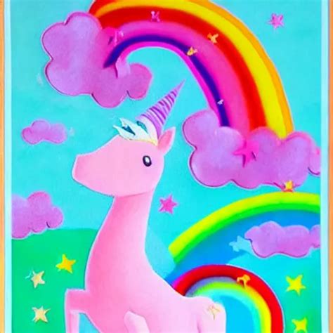 Pink Fluffy Unicorns Dancing On Rainbows Stable Diffusion OpenArt