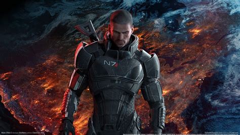 Galaxies Mass Effect 3 Commander Shepard 1920x1080 Mass Effect