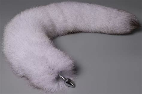 real fur fox tail butt plug wolf tail plug sex toy tail etsy