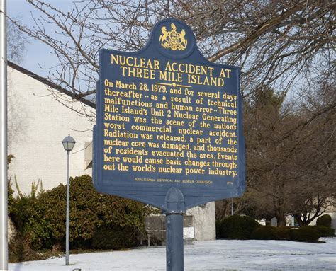Many years passed before the nuclear regulatory commission got a chance to review an application to build a new power plant. File:Three Mile Island accident sign.jpg - Wikimedia Commons