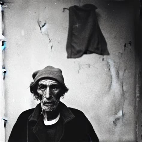 Portrait Of Homeless Person By Diane Arbus Mm Stable Diffusion