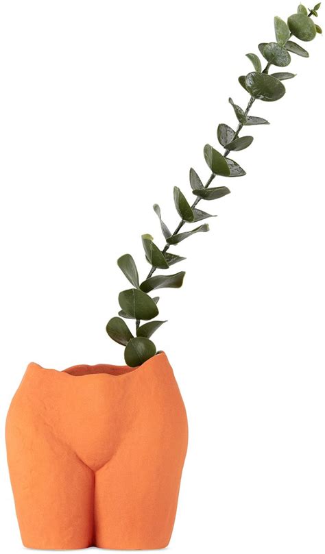 Anissa Kermiche Orange Ceramic Popotin Pot In 2022 Ceramics