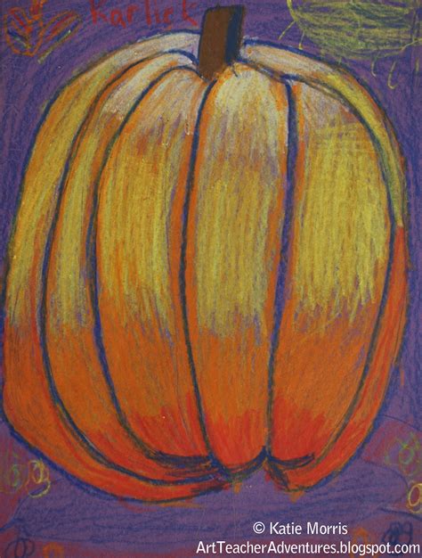 Adventures Of An Art Teacher 2nd Grade Value Pumpkins