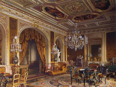 The Russian Mansion Of Von Stieglitz The Main Study 1869 St