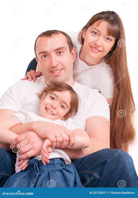 un padre y una madre con su hija imagen de archivo imagen de retroceder newborn 32723071