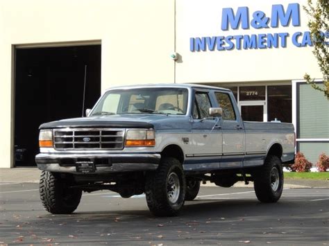 1997 Ford F 350 Crew Cab 4x4 73 Turbo Diesel Longbed Lifted