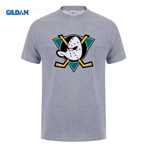 Gildan Designer T Shirt Mighty Ducks Of Anaheim Logo T Shirt Top Pure